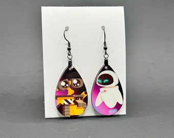 Wall-E and Eve earrings