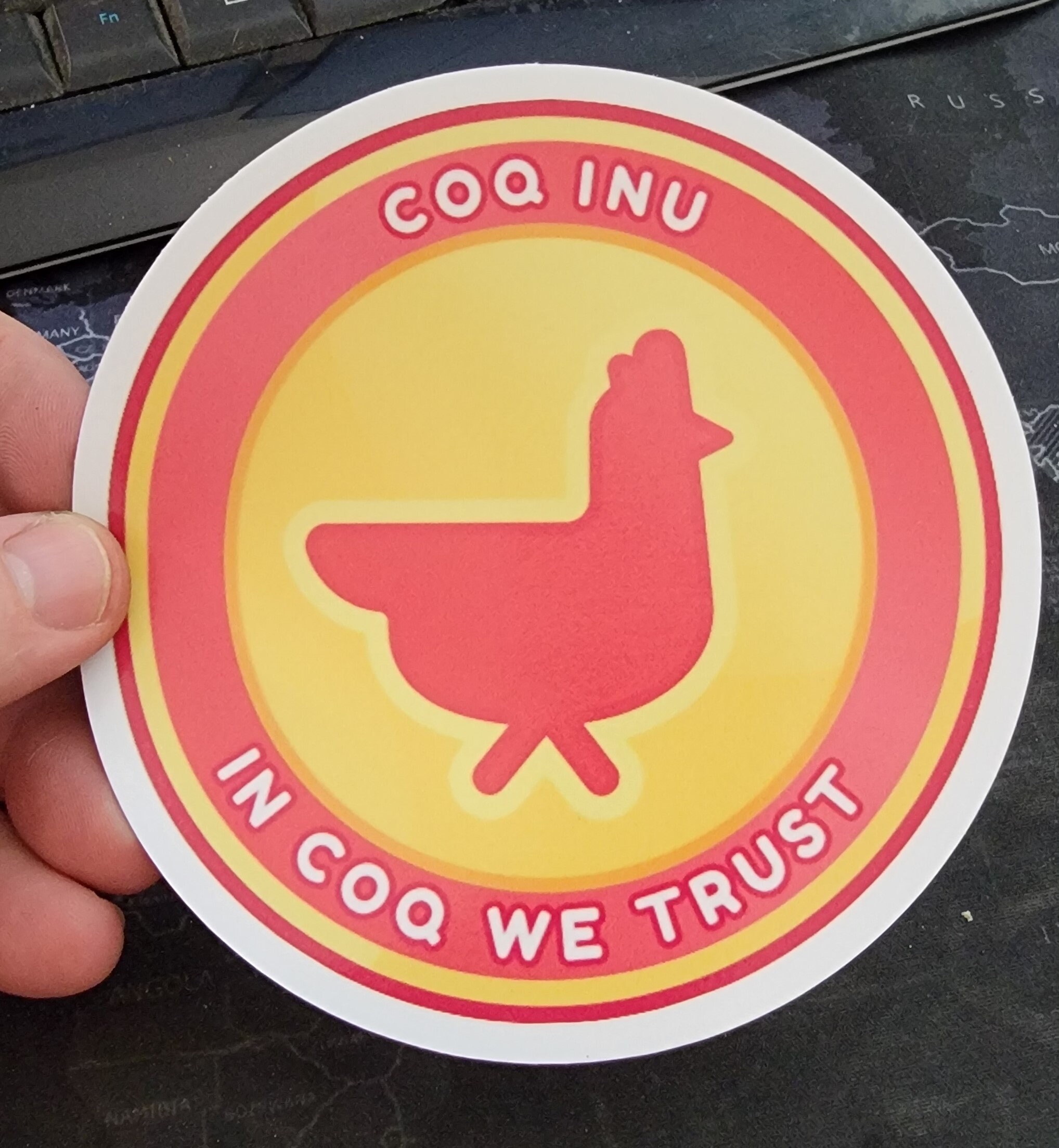 COQ INU Crypto Stickers | Vinyl Sticker | Bumper Sticker | COQ Meme  Stickers - Etsy Australia
