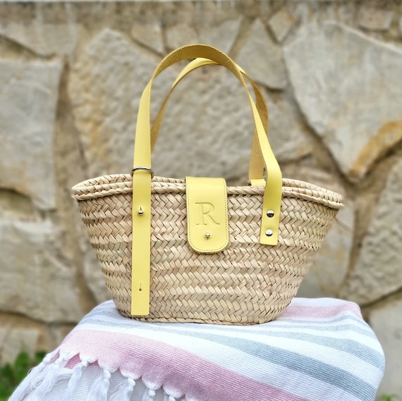 Personalized straw beach bags sale