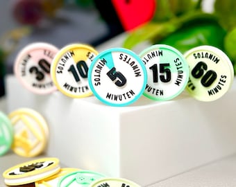 Screen Time Tokens - Screen Time - Media Time - Children's Screen Time Markers - 22 Pieces