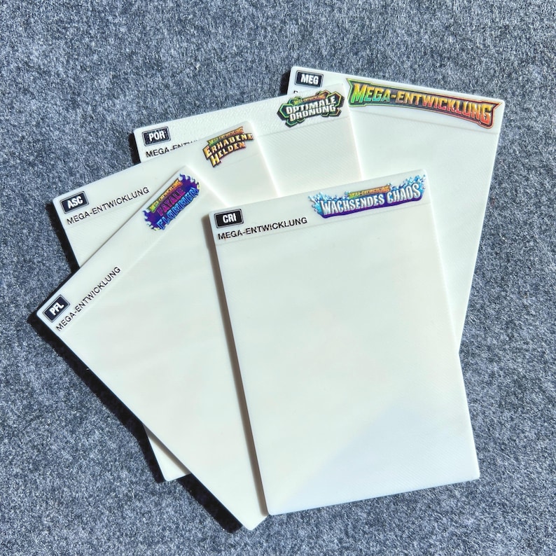 Séparateur de cartes JCC Pokémon Premium – Nouveau set ! Accessoires du set ETB Master (impression 3D et UV) image 4
