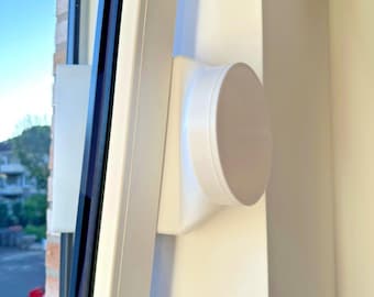 Salida/adaptador/extractor de aire acondicionado XXL para ventana basculante y claraboya con manguera de 90-160