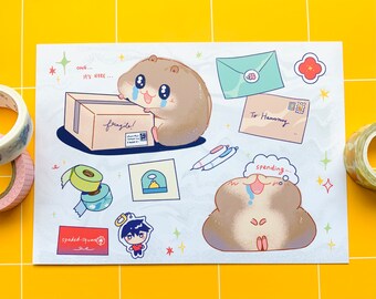 Shopping Hammy Stampa / Cartolina / Stampe di diario