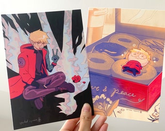 Impresiones de Trigun Vash / Estampida de Trigun / Impresiones de anime