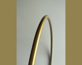 Hula hoop for kids 3-6 years old, 60cm, gold with transparent tape