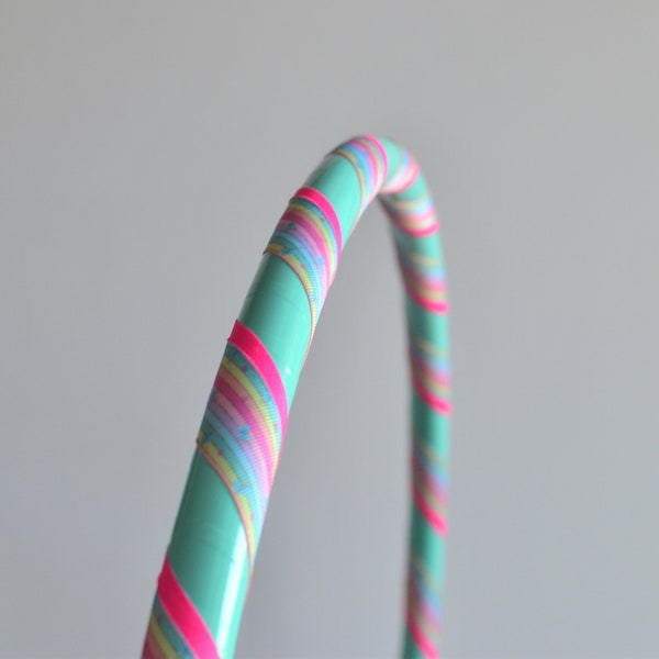 Hula hoop for kids 3-6 years old, 60cm, mint with butterflies