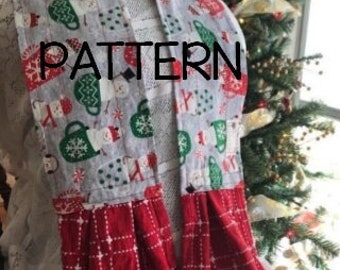 MOTIF : motif serviette écharpe - version Whistling Creations