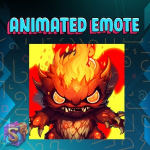 Animated Rage Dragon Emote, Twitch Streamer Emote, Ready to use, Animated Emote, for Twitch, Discord and More