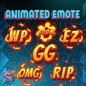 Animated Fire Bundle Emote, Twitch Streamer Emote, Ready to use, Animated Emote, for Twitch, Discord and More