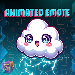 Animated Cute lightning Emote, Twitch Streamer Emote, Ready to use, Animated Emote, for Twitch, Discord and