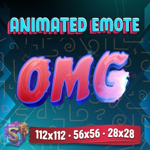 Animated Fire Mist OMG Emote, Twitch Streamer Emote, Ready to use, Animated Emote, for Twitch, Discord and More