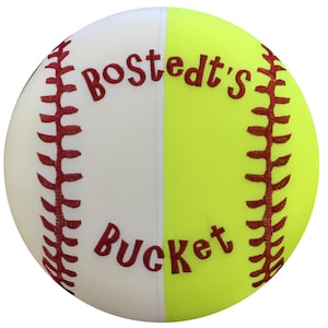 Baseball/Softball Bucket Seat with Text