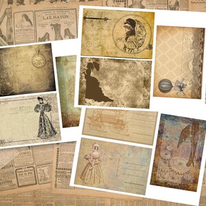 Steampunk Junk Journal Kit PRINTABLE Vintage Junk Journal Pages ...