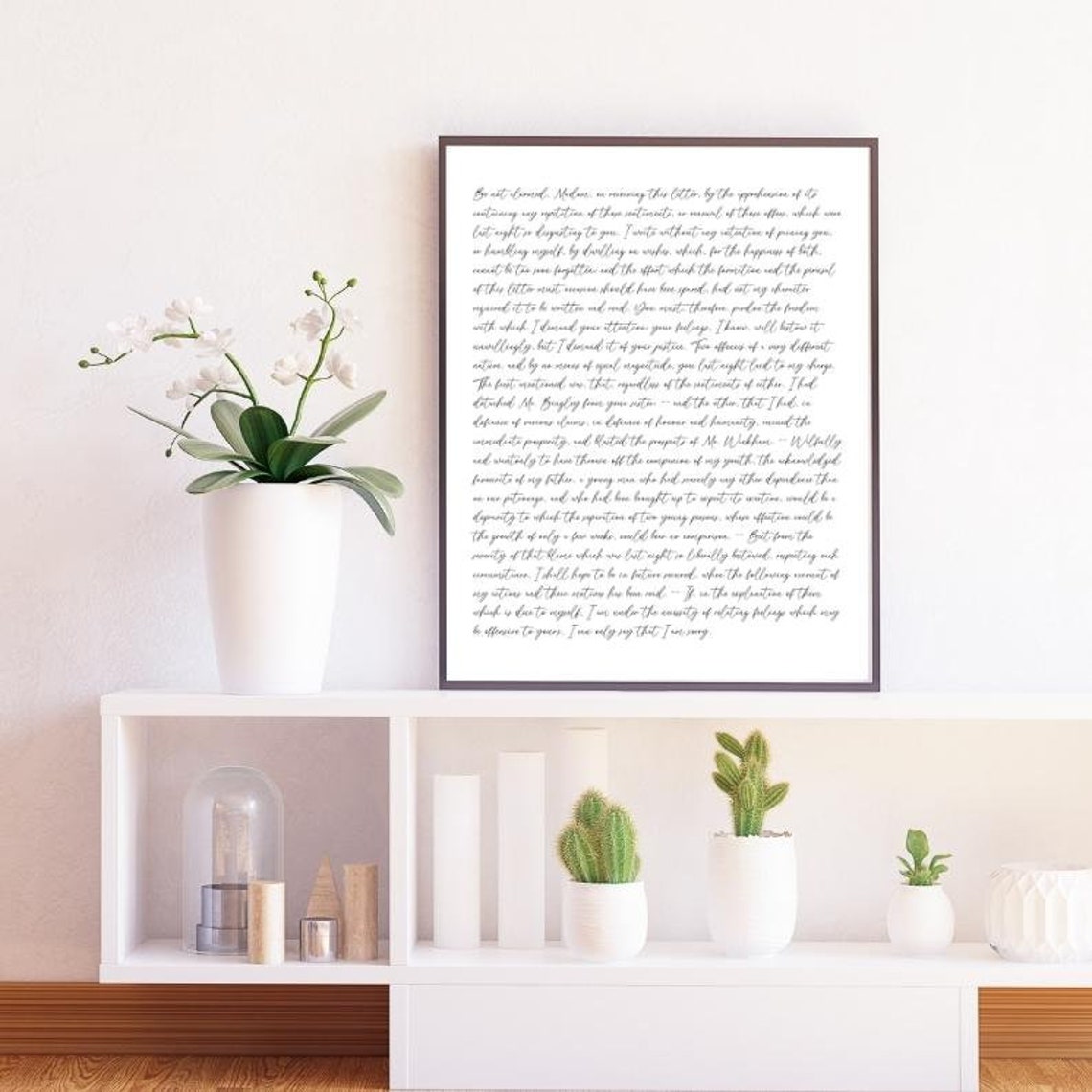 Mr Darcy's Letter to Elizabeth Wall Art Print Pride and Etsy