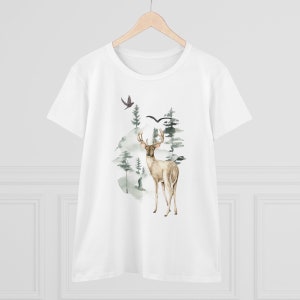 Woodland Deer PNG Digital Download t-shirt print