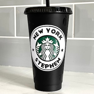 Starbucks Coffee VINTAGE Logo COLD To Go CUP Original TUMBLER 20oz