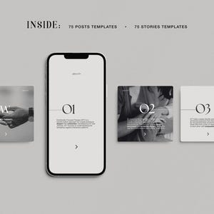 May include: A black and white image of a phone screen displaying the text "01" and the words "Emotionally Focused Therapy (EFT) is a structured approach to couples therapy designed for connection.  Couples learn to identify and understand their emotional responses to each other, and to develop secure and compassionate ways of relating."  The phone is surrounded by three square images, one with the text "flow" and the words "Emotionally Focused Therapy,  Strengthening Your Connection", another with the text "02" and the words "In a caring setting, partners identify and address core emotional responses that often underlie conflict.  By exploring these responses, partners can learn to understand and validate each other's needs and to create a more compassionate and supportive relationship." and the last with the text "03" and the words "EFT helps couples identify and address core emotional responses that often underlie conflict. By exploring these responses, partners can learn to understand and validate each other's needs and to create a more compassionate and supportive relationship."