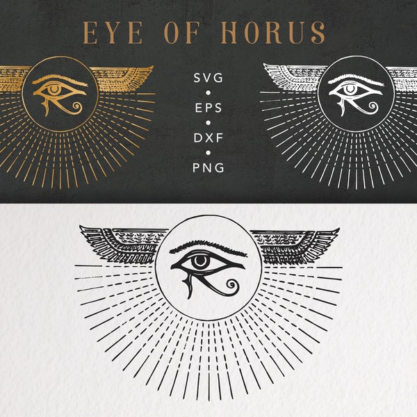 Eye of horus svg, Eye of Horus sticker, Eye svg, Horus Eye, Eye of Horus Bundle svg, Egyptian Eye svg, Udjat, Eye of Ra, Silhouette, Cricut