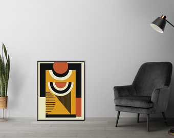 Mid Century, Modern,Wall Decor,Print - Instant Download