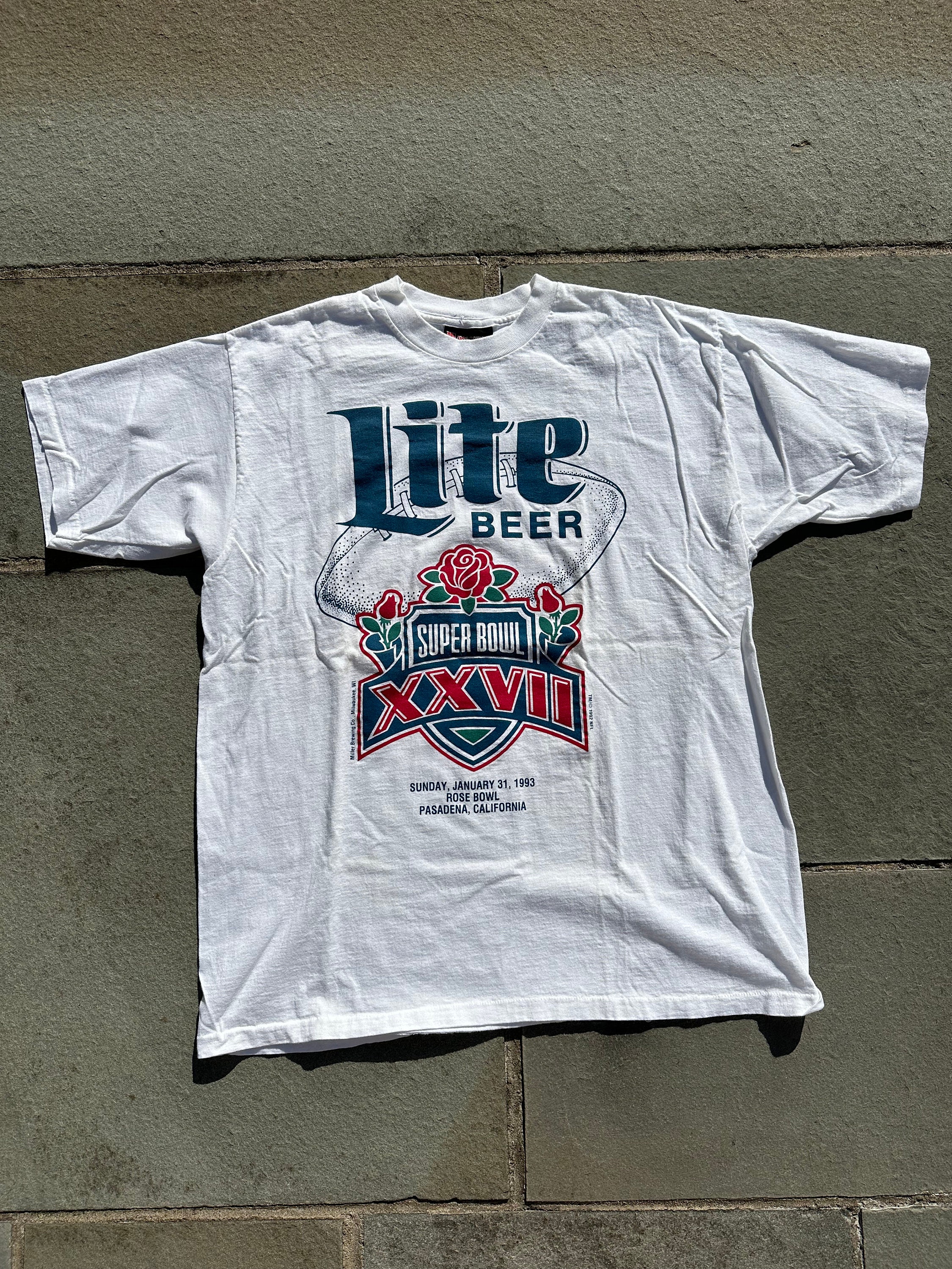 Vintage 1993 Super Bowl XXVII Rose Bowl Miller Lite Single