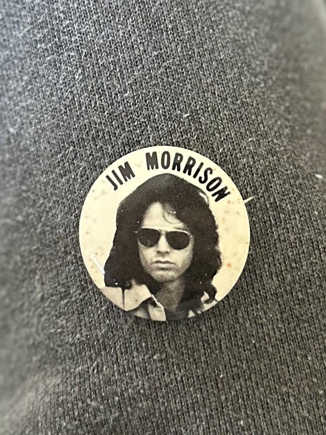 Vintage 1970s Jim Morrison the Doors Button Pin Badge Pinback B&W - Etsy