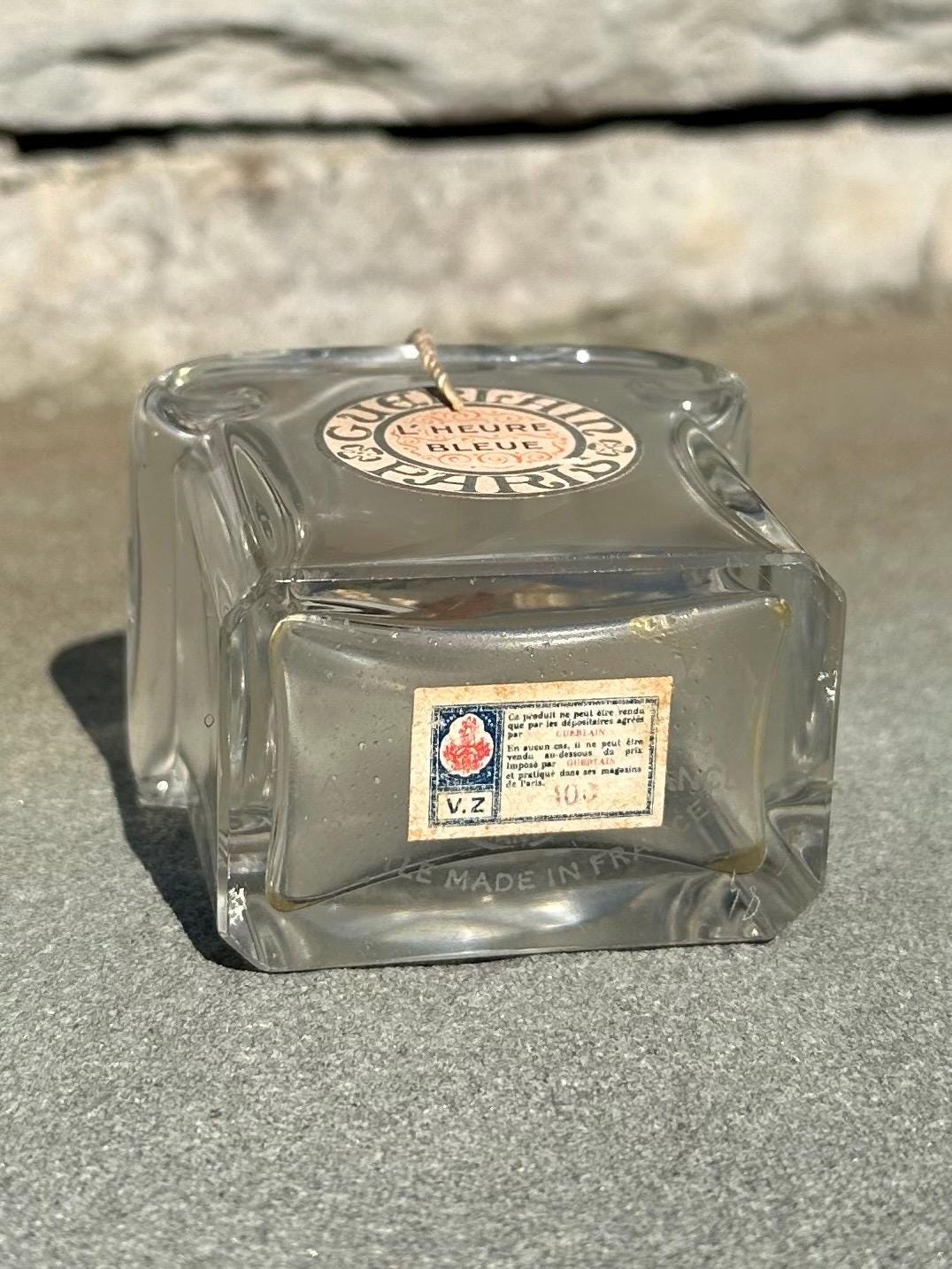 ヴィンテージ 1940年代 ゲラン パリ ルール ブルー バカラ 香水ボトル