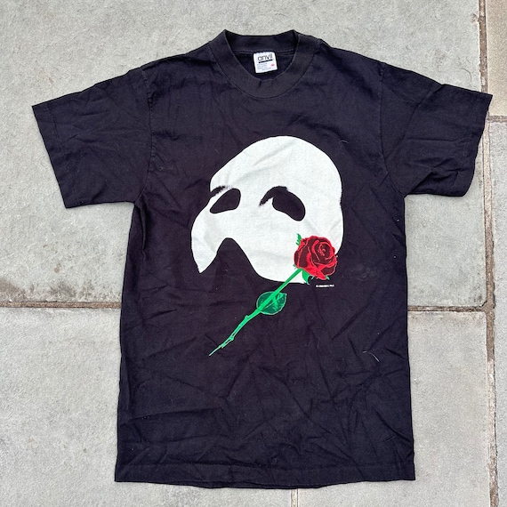 Vintage 1986 Phantom of the Opera Single Stitch 80s Anvil Black T