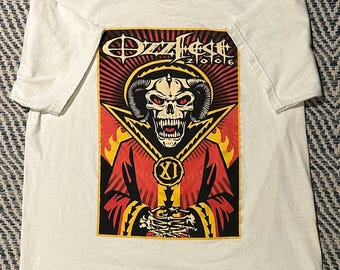 Vintage Y2K 2006 Ozzfest Ozzy Osbourne Tour White Graphic Tee - Etsy