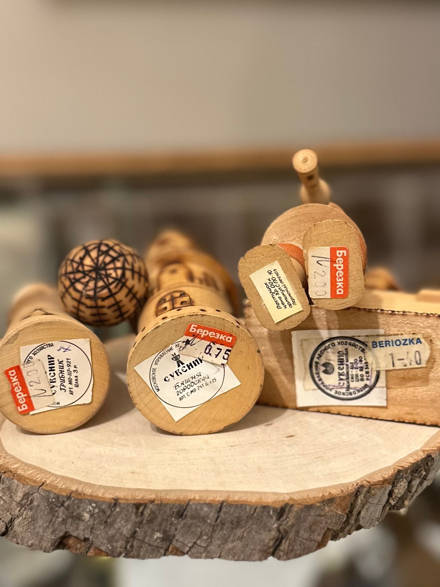 あなたが選ぶ！ヴィンテージロシア民芸品 手彫り＆木彫り 焼き絵