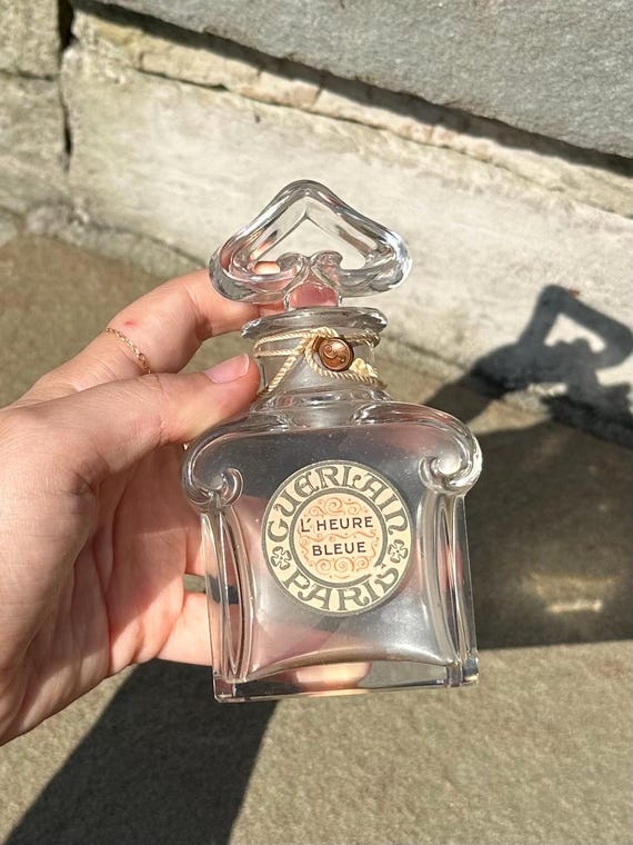 バカラ GUERLAIN ゲラン ルール・ブルー 香水瓶 ヴィンテージ バカラ ヴィンテージ ゲラン ルール ブルー 空の香水瓶 - Etsy 日本