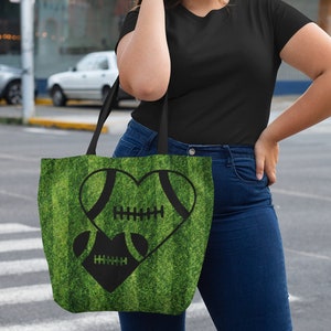 Bolsa de la temporada de fútbol, Amante del fútbol, Mamá mariscal de campo, Linebacker, Abuela de fútbol, Grams, I Love Football, Bolsa reutilizable del mercado de comestibles