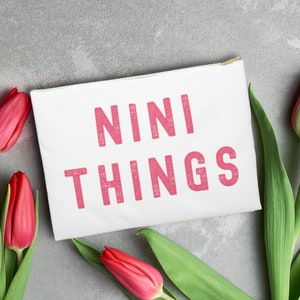 Nini Things バッグ かわいいコスメバッグ メイクアップビューティーケース おばあちゃんライフ 美的 カラフル ペンケース 母の日ギフトバッグ カスタマイズカラーオプション