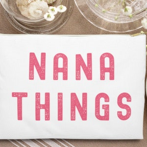 Nana Things バッグ かわいいコスメバッグ メイクアップビューティーケース おばあちゃんライフ 美的 カラフル ペンケース 母の日ギフトバッグ カスタマイズカラーオプション