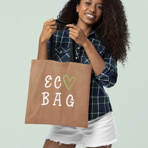 Öko-Einkaufstasche Einkaufstasche Einkaufstasche Wiederverwendbare Markttasche Happy ästhetik Wiederverwendung Reduzieren Recycle Eco Living Earth Day Alltag Rettet den Planeten