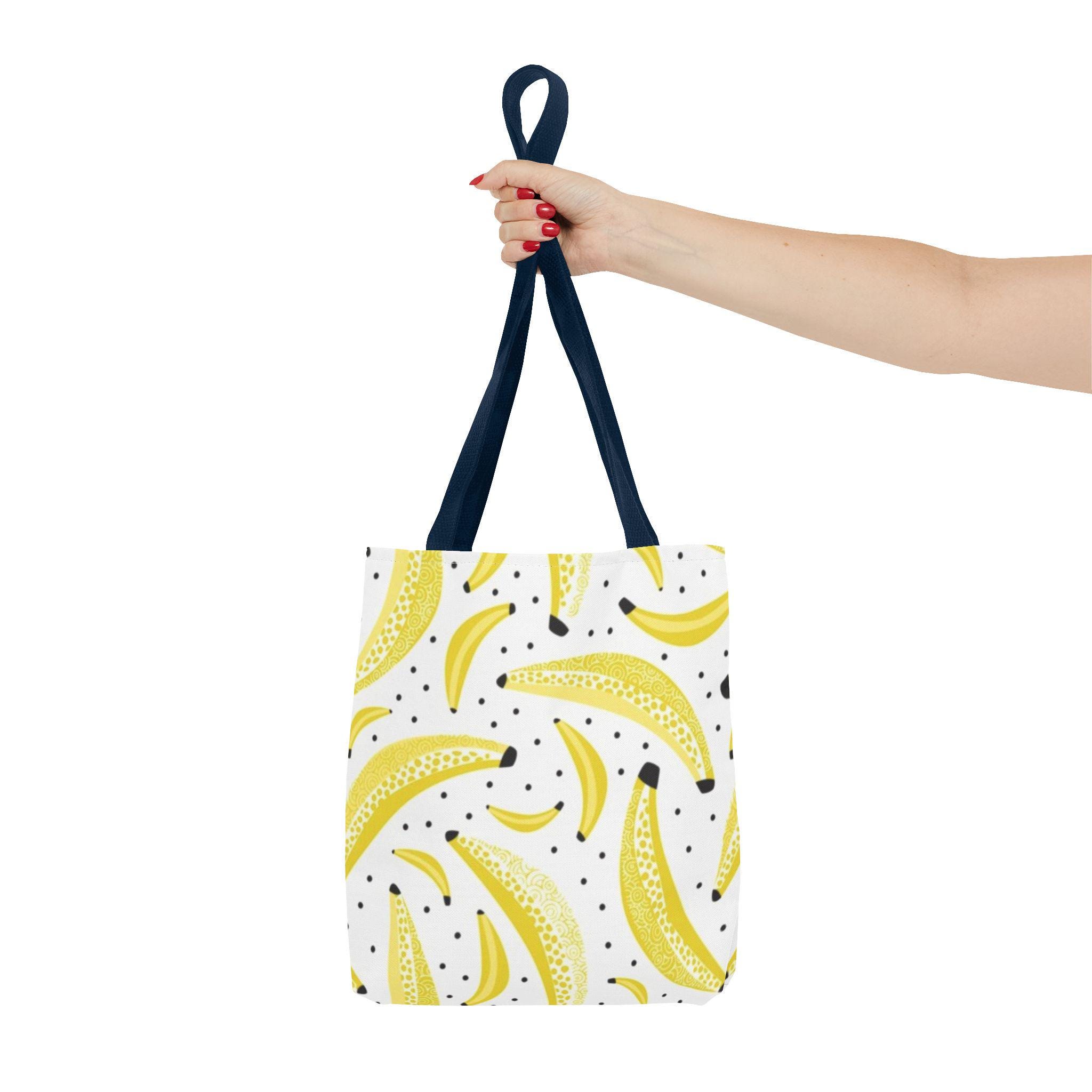 CafePress Banana Fruit Ladder Tote Bag - Reusable Canvas Shopping Bag For Beach, Groceries & More - View #9