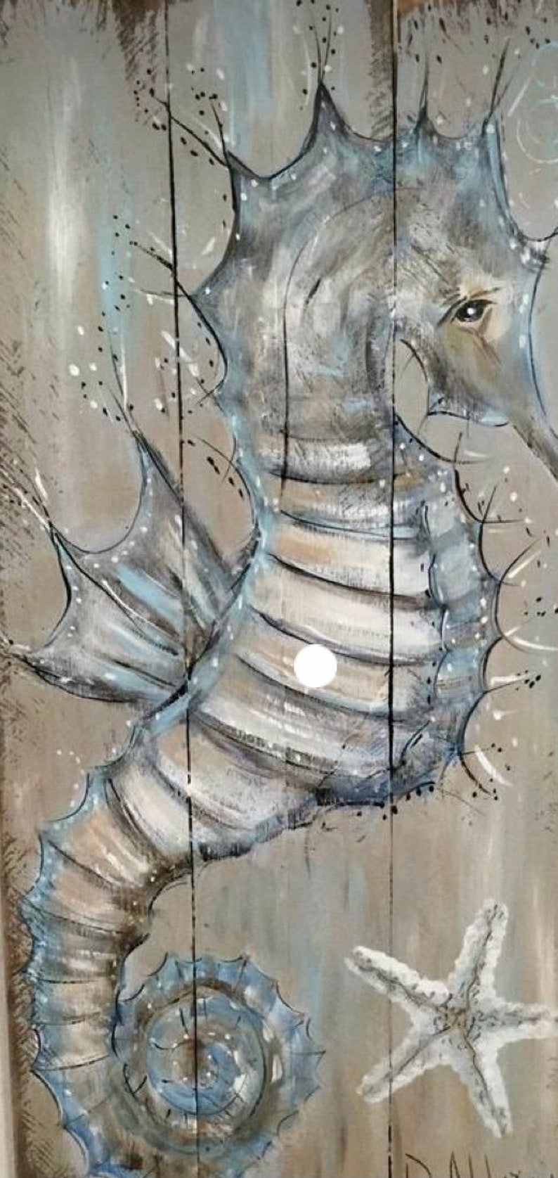 Coastal Art Wood Wall Paintings Etsy