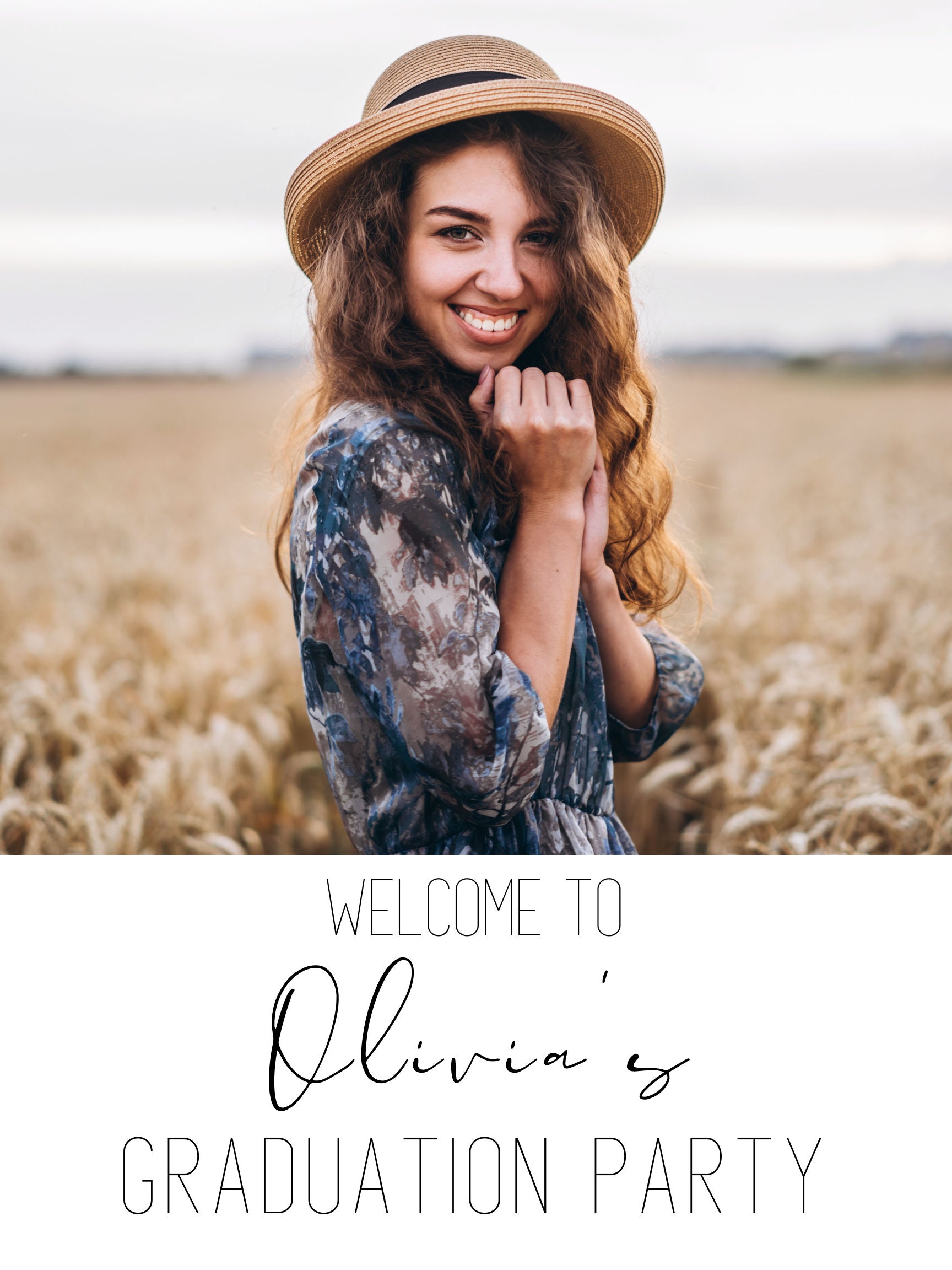 Editable Graduation Sign, Graduation Party Decor, Graduation Sign ...