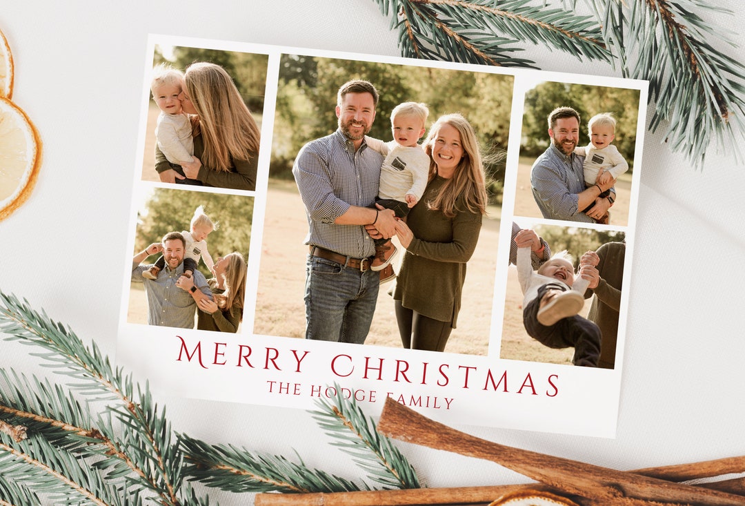 Christmas Card Family Christmas Card Christmas Card With Photos