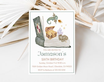 Dragon Invitation, Dragons Invitation, Dragon Book Invite, Calling All Dragons, Dragon Birthday, Dragon Party, Dragon Theme, Fantasy Invite