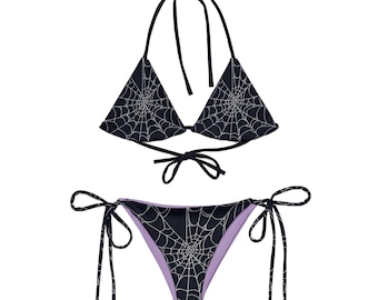 Bikini z nadrukiem Spider Web