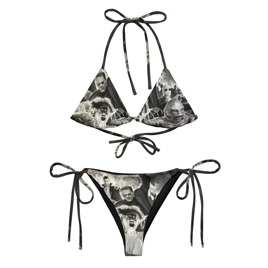 Monster Mash Bikini Dancer Stripper Outfit Halloween Costume Etsy