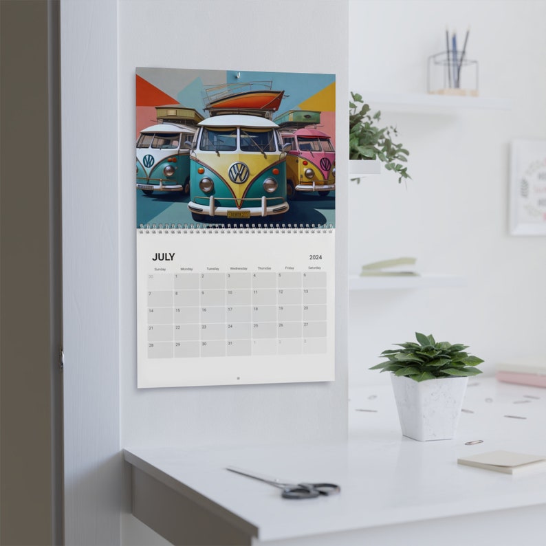 Hippy Wagon Hippie Bus Calendar 2024 Quality Paper - Etsy