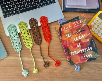 Handmade Crochet Bookmark | Soft Cotton Thread | 10 Inch