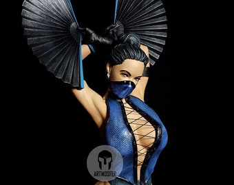 Kitana - Mortal Kombat 1:10 Scale 6K High Quality Figure Statue ( For Collectible Gamer Gift )
