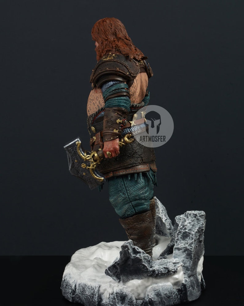 Thor Figure Statue God of War Ragnarok Detailed High Quality 12'' 40 Cm