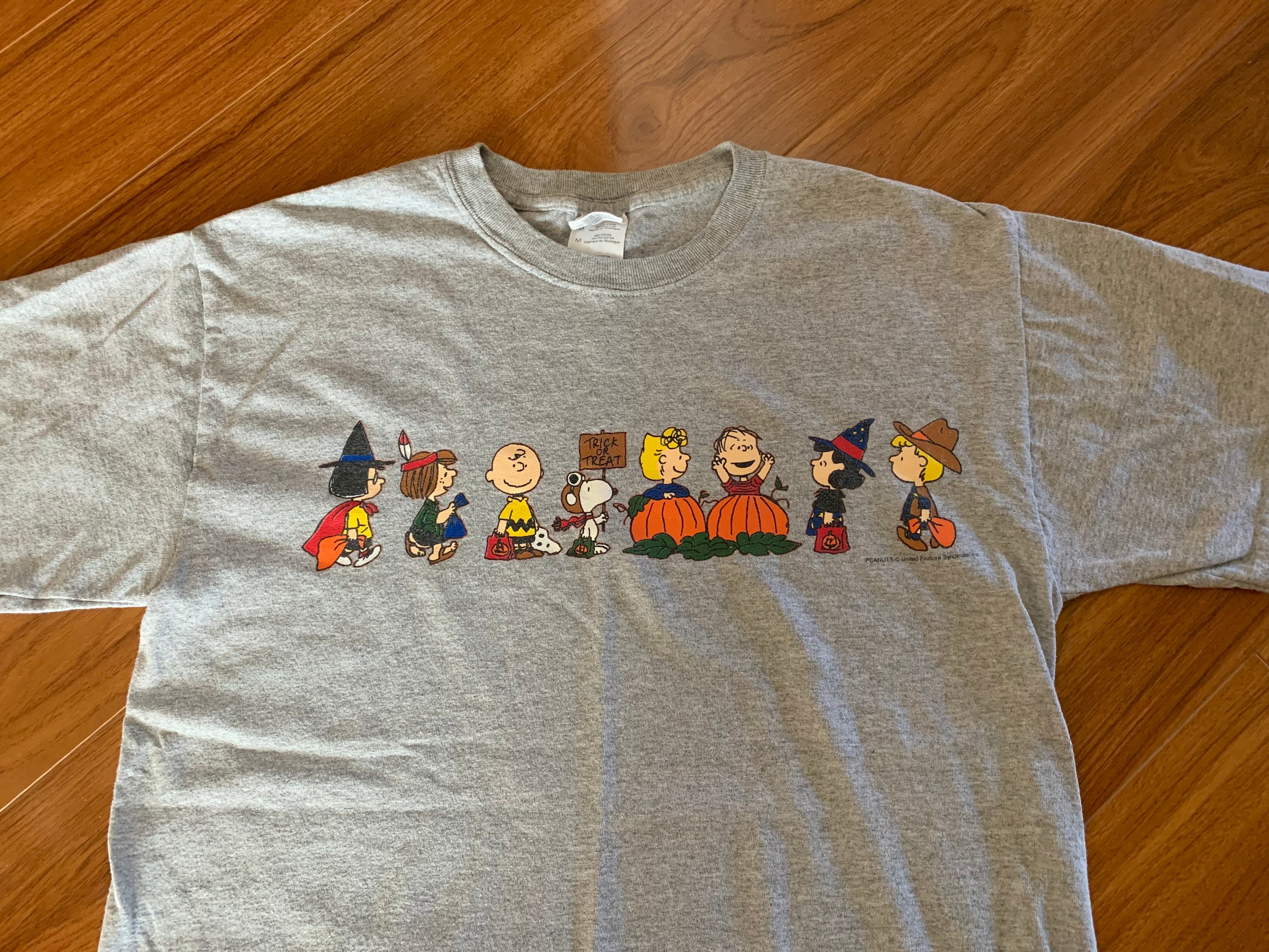 Vintage Peanuts Halloween 1990's T-shirt Gildan Medium - Etsy