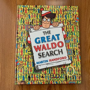 First Edition Vintage 1989 Great Waldo Search Book Martin Hanford