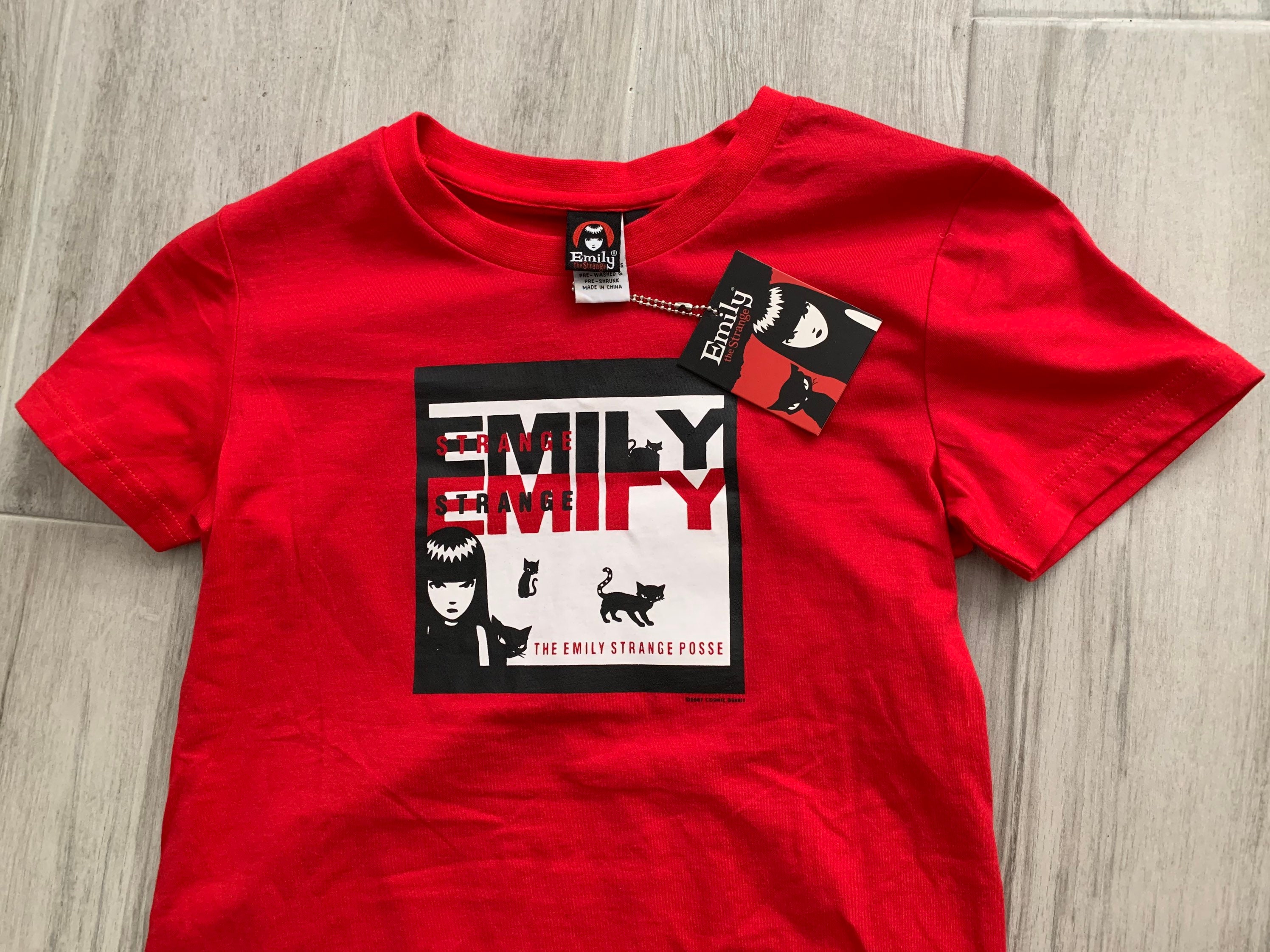 Rare NOS Emily the Strange Red Shirt Size Small - Etsy