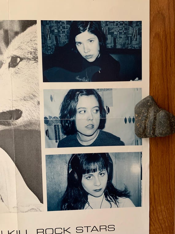 Vintage 1997 Sleater Kinney Dig Me Out Poster as Is - Etsy
