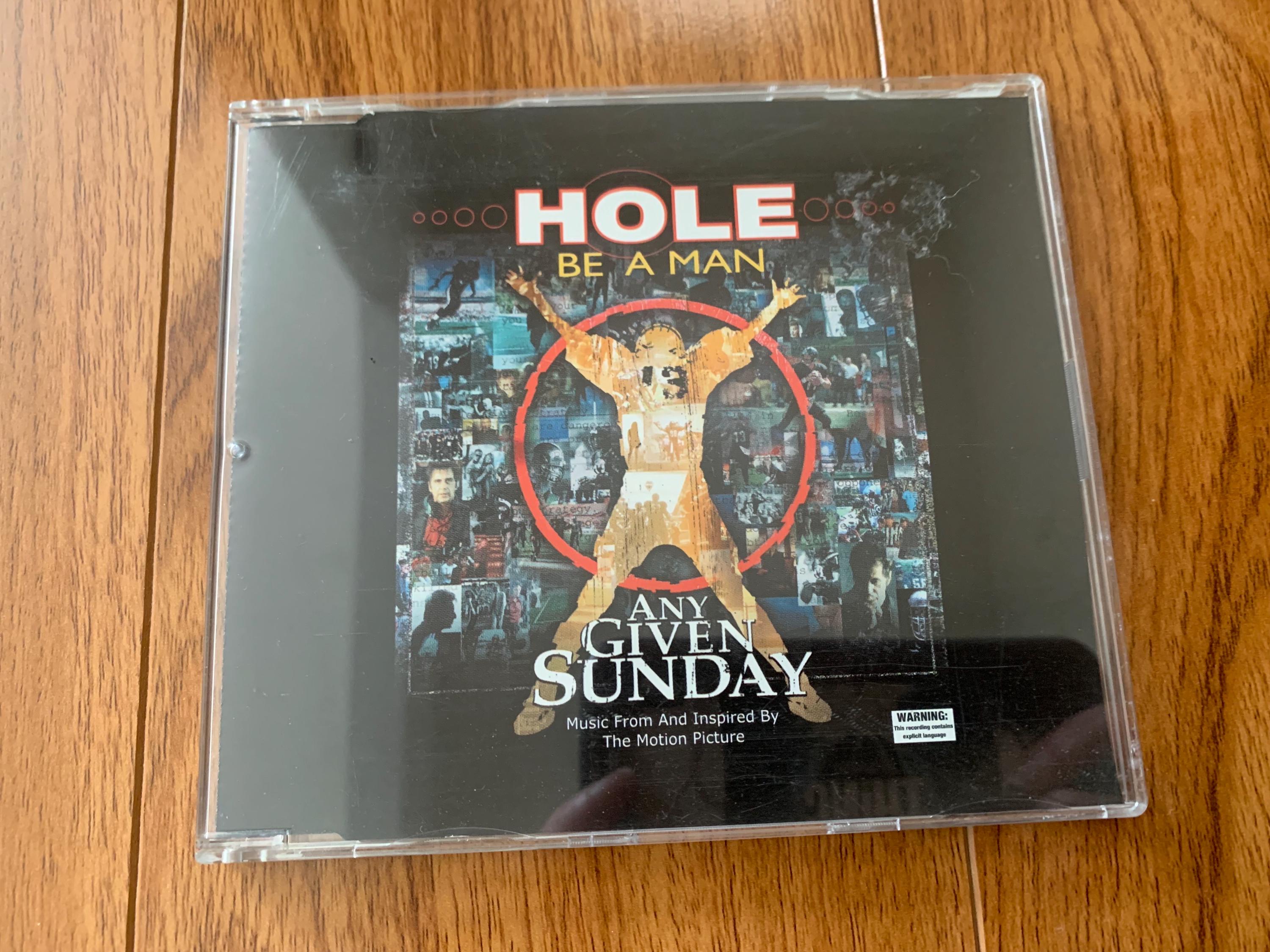 Hole Courtney Love Y2K Any Given Sunday Cd Single Be A Man Vintage